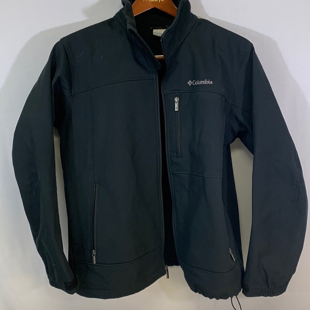 Large Black Columbia shell jacket